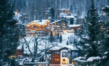 snowy mountains
