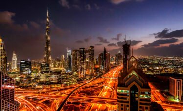 dubai panorama down town