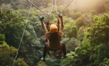 ziplining