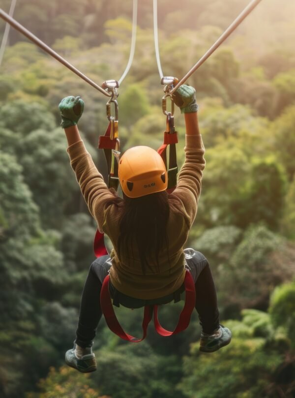 ziplining