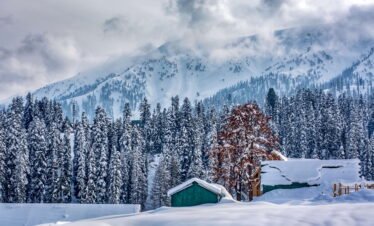 Kashmir snowy mountain-