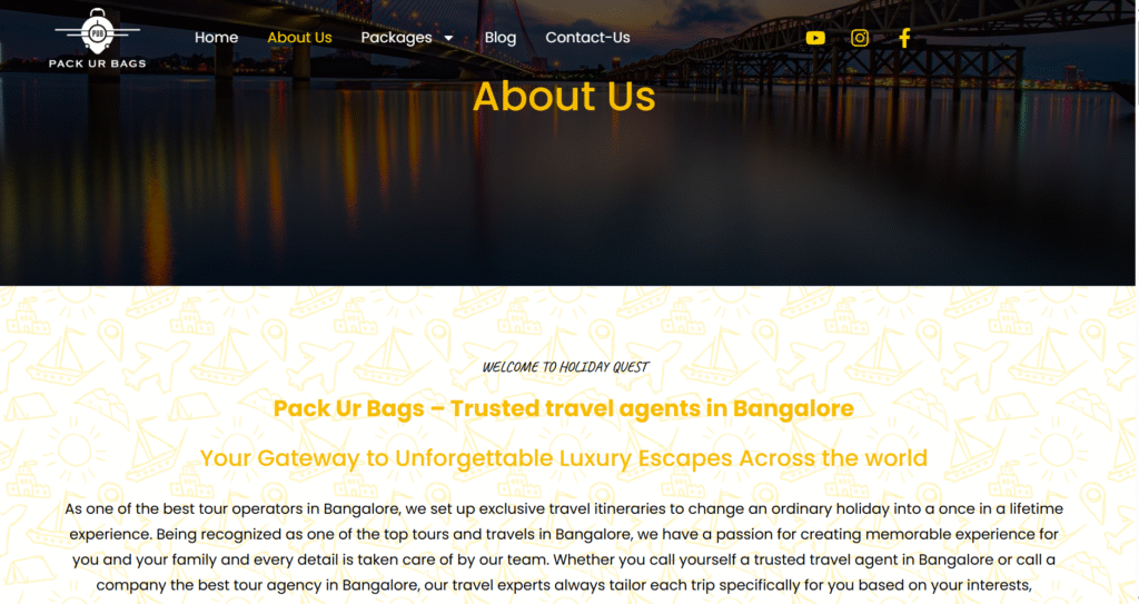 travel agent in Bangalore