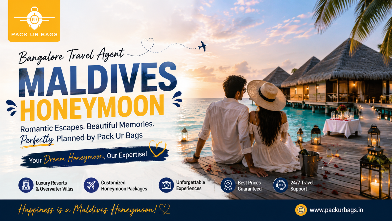 Bangalore Travel Agent Maldives Honeymoon