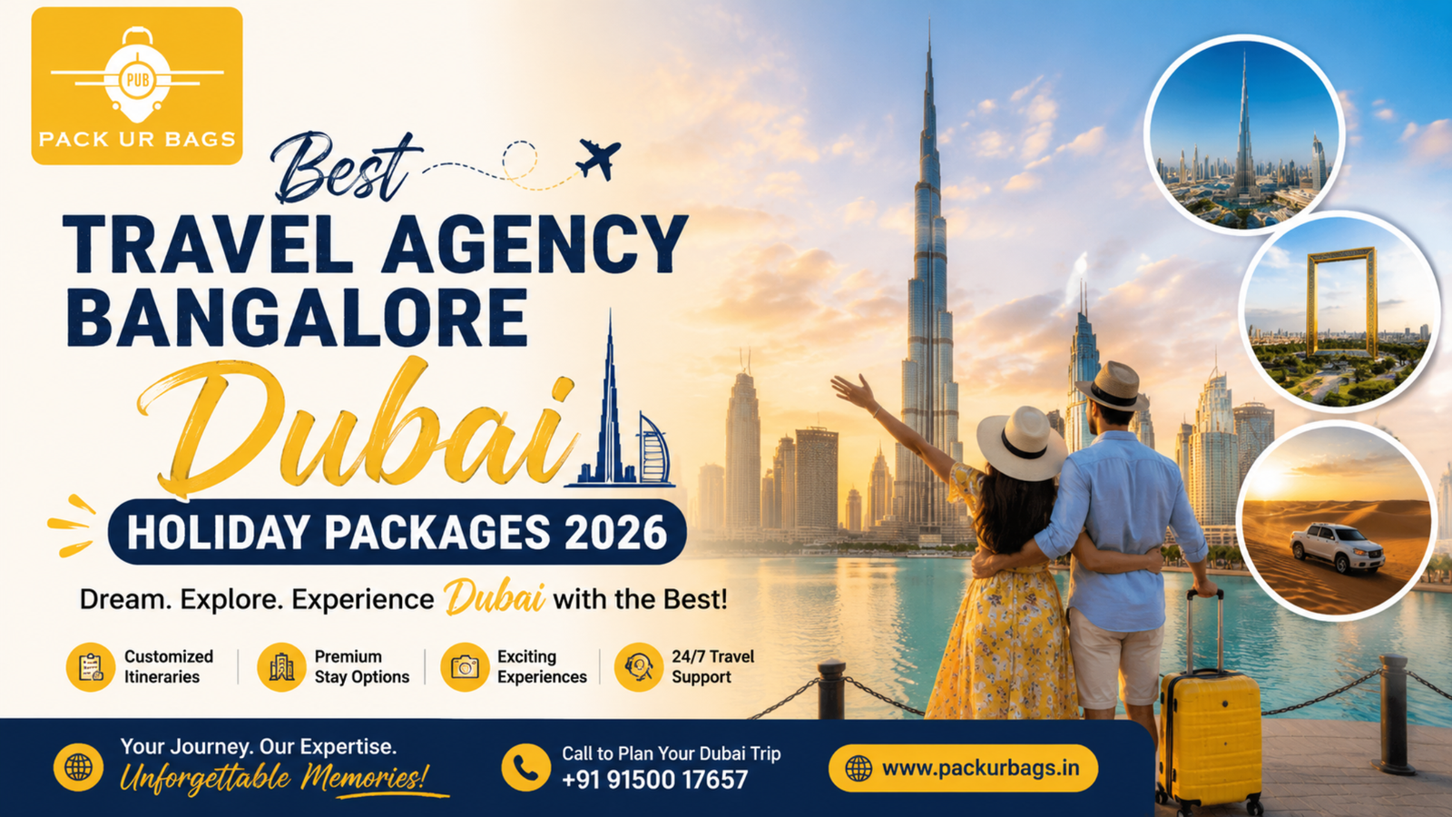 Best Travel Agency Bangalore Dubai Holiday Packages 2026