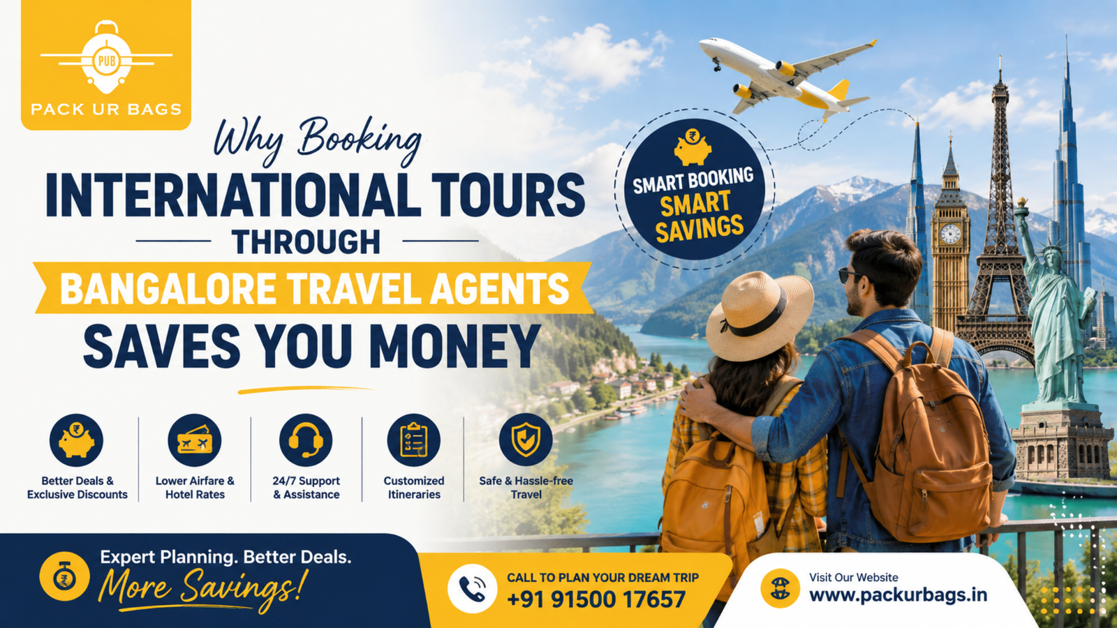 Why Booking International Tours Through Bangalore Travel Agents Saves You Money